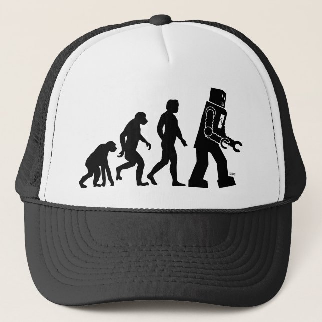 Camionero Gorra de la evolución del robot (Anverso)