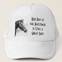 Gorra de la fan de carrera de caballos