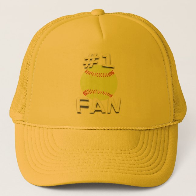 Camionero Gorra de la fan del softball #1 (Anverso)