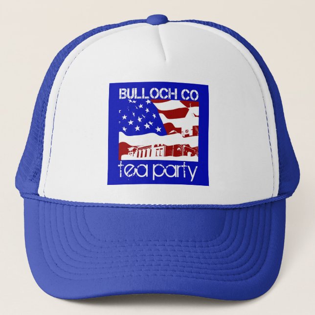 Camionero GORRA de la fiesta del té de Bulloch (Anverso)