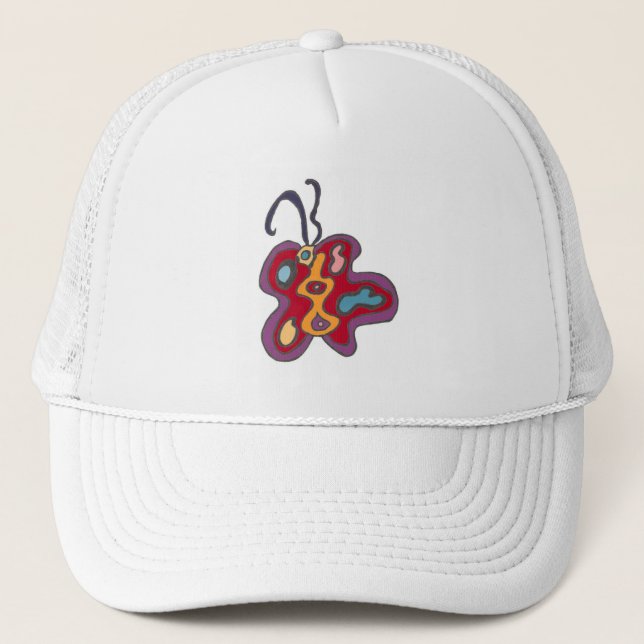 Camionero Gorra de la flauta roja (Anverso)