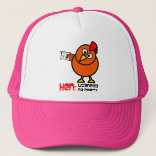 Camionero Gorra de la gallina del fiesta