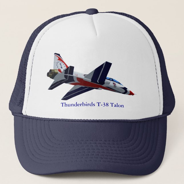 Camionero Gorra de la garra de los Thunderbirds T-38 (Anverso)