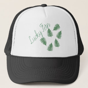Camionero Gorra de la gorra funky del Fern Verde Lucky