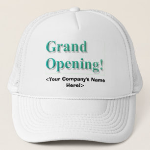 Camionero Gorra de la gran inauguración