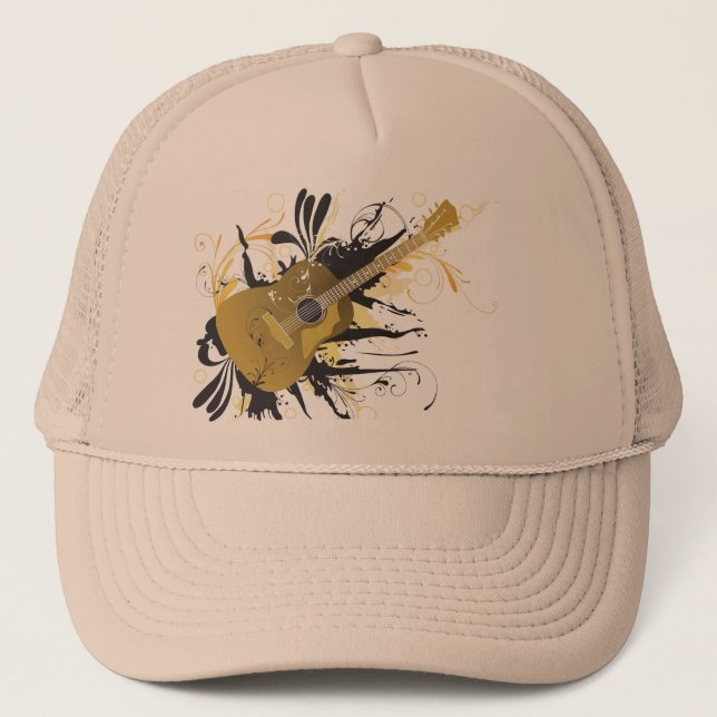 Camionero Gorra de la guitarra (Anverso)