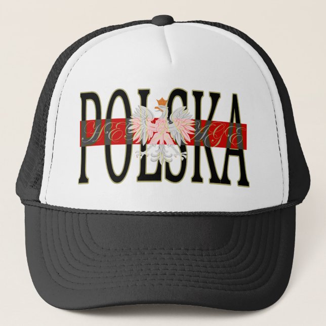 Camionero Gorra de la herencia de Polska (Anverso)