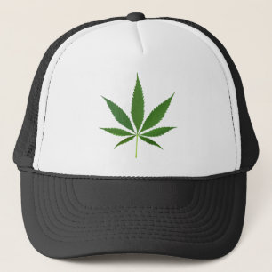 Camionero Gorra de la hoja de la mala hierba