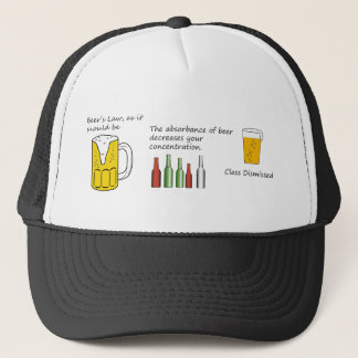 Camionero Gorra de la ley de cerveza