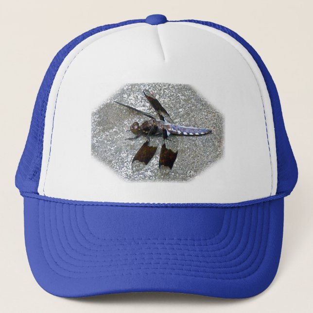 Camionero Gorra de la libélula azul (Anverso)