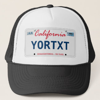 Camionero Gorra de la licencia de CA