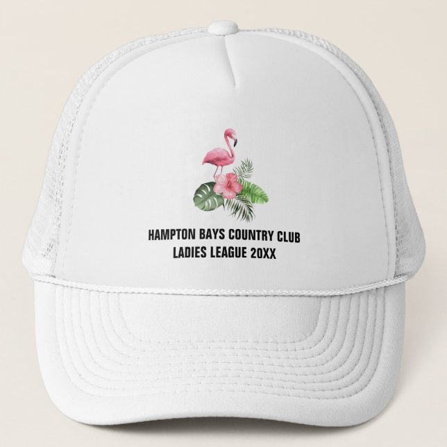 Camionero Gorra de la Liga de Golf de las Damas Personalizad (Anverso)