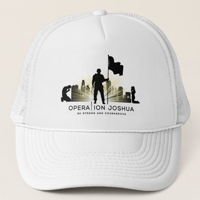 Camionero Gorra de la línea delantera de la operación Joshua (Anverso)
