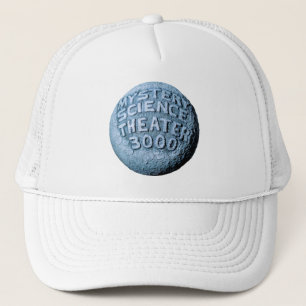 Camionero Gorra de la luna de MST3K (blanco)