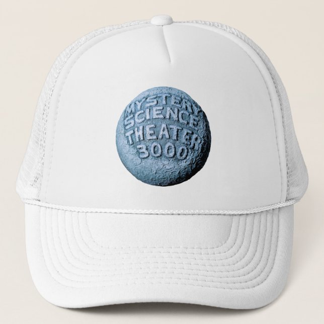 Camionero Gorra de la luna de MST3K (blanco) (Anverso)