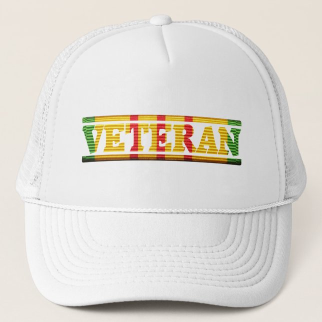 Camionero Gorra de la Malla-Detrás del veterano de la cinta (Anverso)