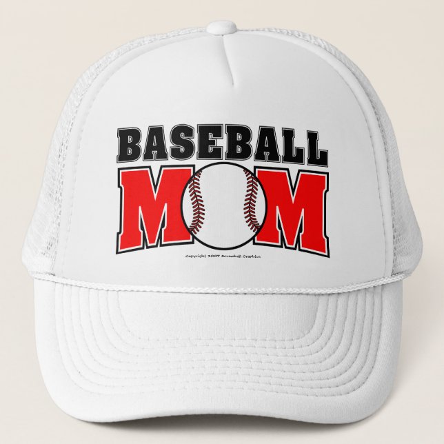 Camionero Gorra de la mamá del béisbol (Anverso)