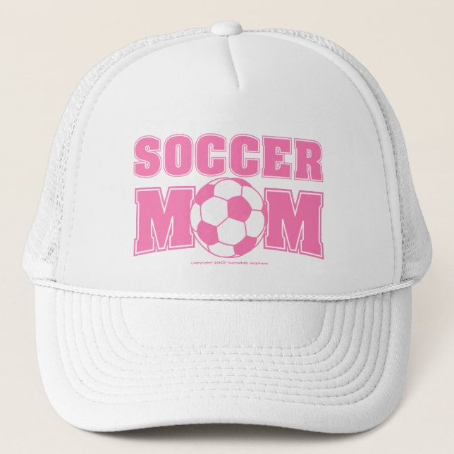 Camionero Gorra de la mamá del fútbol (Anverso)