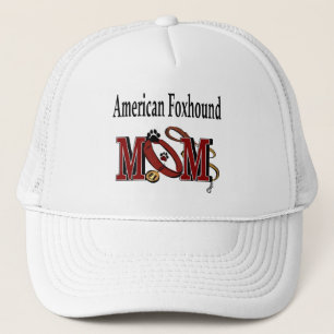 Camionero Gorra De La Mamá Foxhound Estadounidense