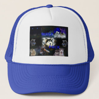 Camionero gorra de la manada de lobos