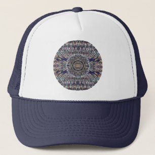 Camionero Gorra de la mandala de Chakra del tercer ojo del