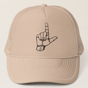 Camionero Gorra de la mano del perdedor