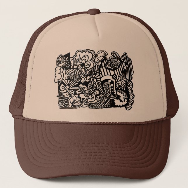 Camionero Gorra de la mantis religiosa (Anverso)