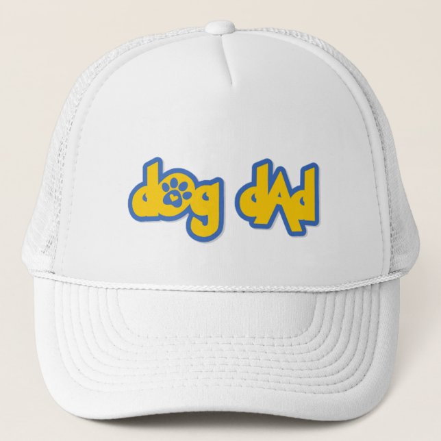 Camionero Gorra de la mascota Guay Best Dog Dad Lover (Anverso)