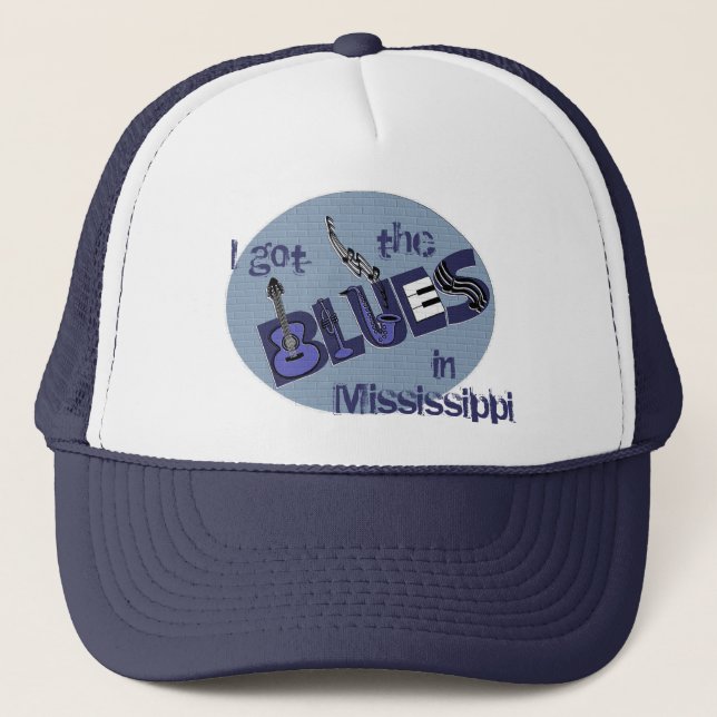 Camionero Gorra de la música de los azules (Anverso)