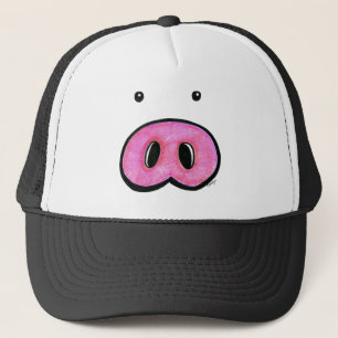 Camionero Gorra de la nariz del cerdo