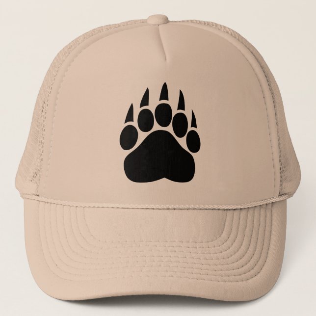 Camionero Gorra de la pata del orgullo del oso (Anverso)