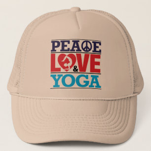 Camionero Gorra de la paz, del amor y de la yoga