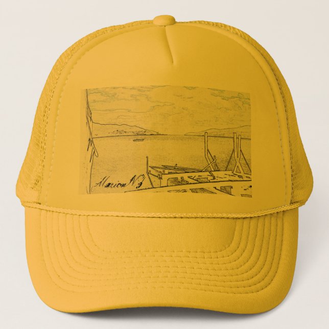 Camionero Gorra de la península de los bancos (Anverso)