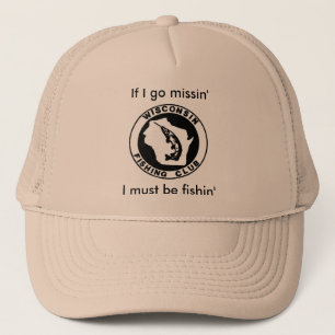 Camionero Gorra de la pesca - Wisconsin
