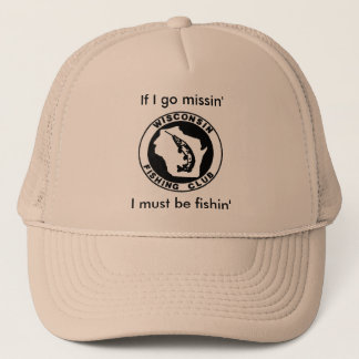 Camionero Gorra de la pesca - Wisconsin