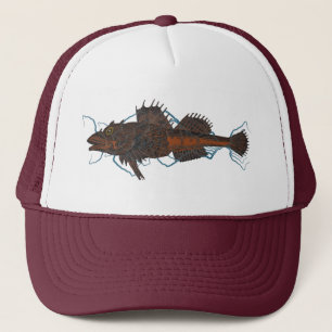 Camionero Gorra de la pez