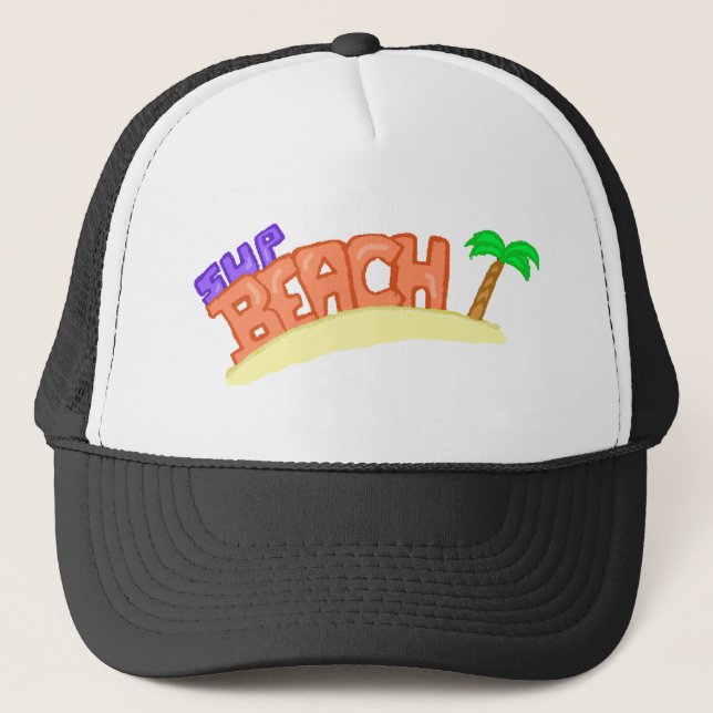 Camionero Gorra de la playa del sorbo (Anverso)