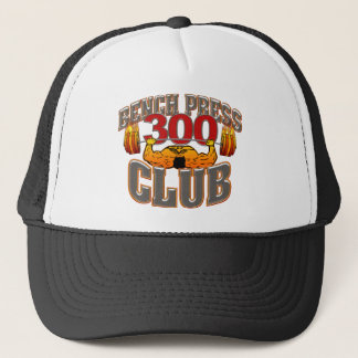 Camionero Gorra de la prensa de banco de 300 clubs
