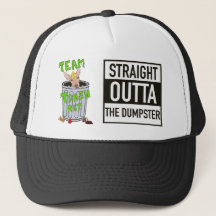 Gorra de la rata de la basura