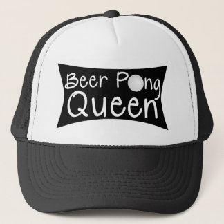 Camionero Gorra de la reina de Pong de la cerveza