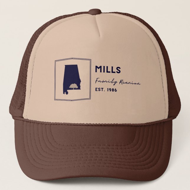 Camionero Gorra de la Reunión de Mills 2025 (Anverso)