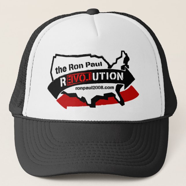 Camionero Gorra de la revolución de Ron Paul (Anverso)