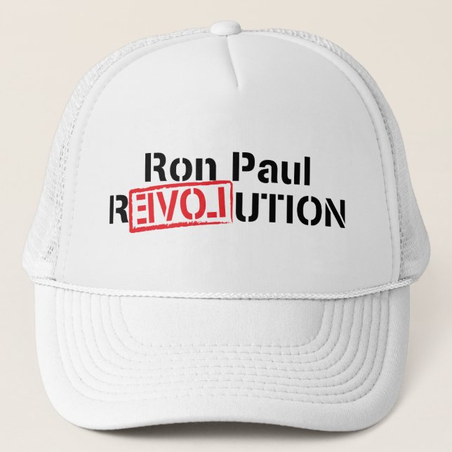 Camionero Gorra de la revolución de Ron Paul (Anverso)