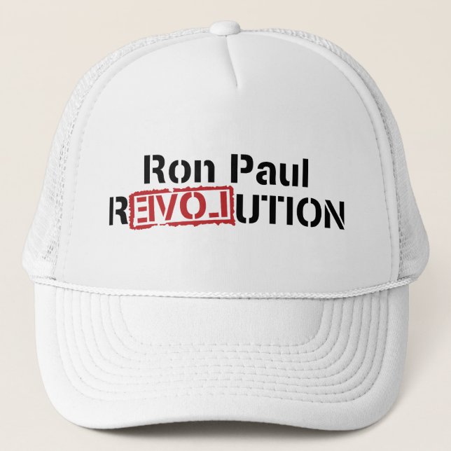 Camionero Gorra de la revolución de Ron Paul (Anverso)