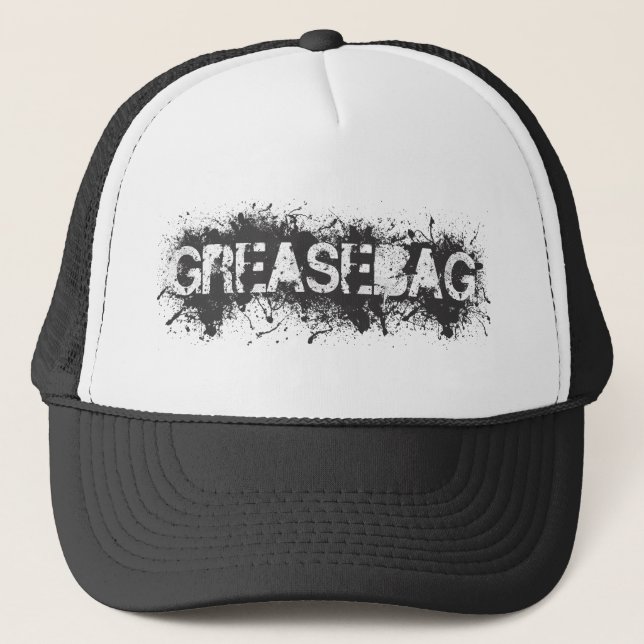 Camionero Gorra de la salpicadura de Greasebag (Anverso)