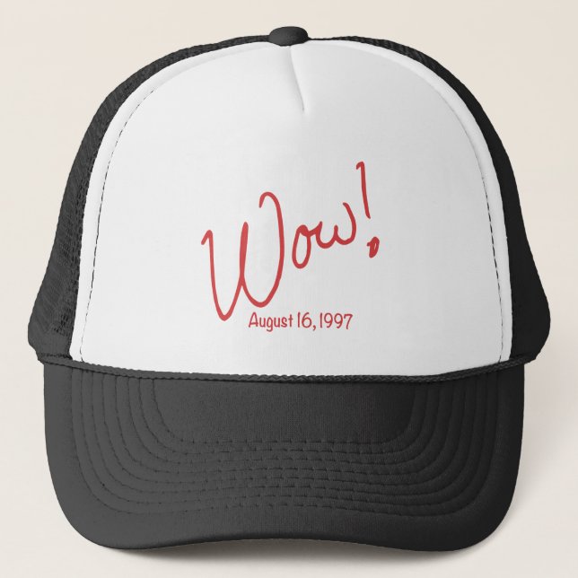 CAMIONERO GORRA DE LA SEÑAL DE SETI WOW (Anverso)
