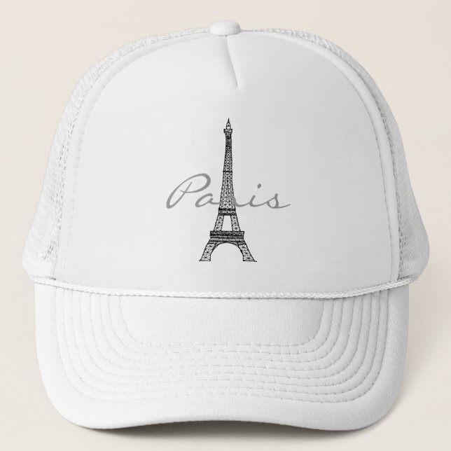 Camionero Gorra de la torre Eiffel (Anverso)