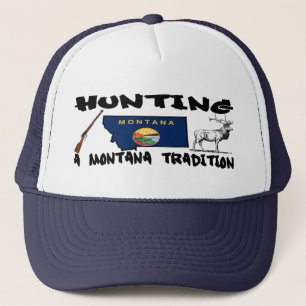 Camionero Gorra de la tradición de Montana de la caza