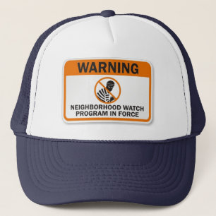 Camionero gorra de la vigilancia vecinal