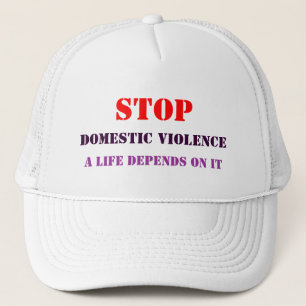 Camionero Gorra de la violencia en el hogar